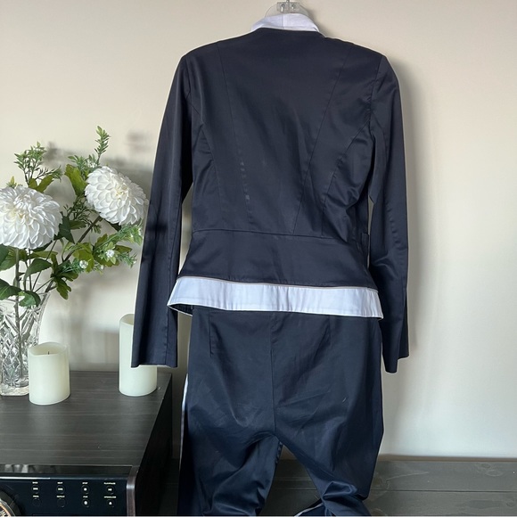 São Paulo slim fit navy suit jacket and pants - Picture 6 of 16